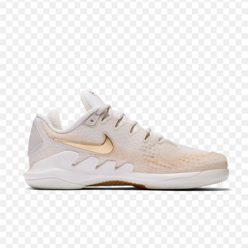 Womens Nike Vapor X gold and cream good condition Sz 7.5